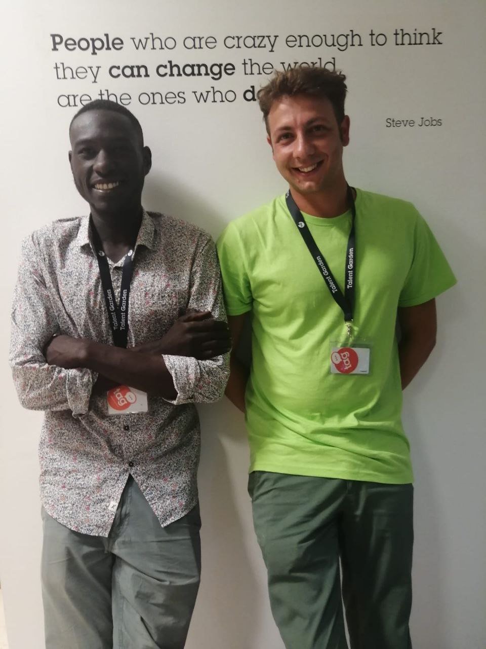 Ndiaye El Hadji e Michele Manenti - Fondatori B-TCP